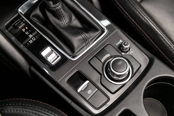 Automatische Gear Stick Moderne Auto Automatische Versnellingsbak Versnelling Van Auto — Stockfoto