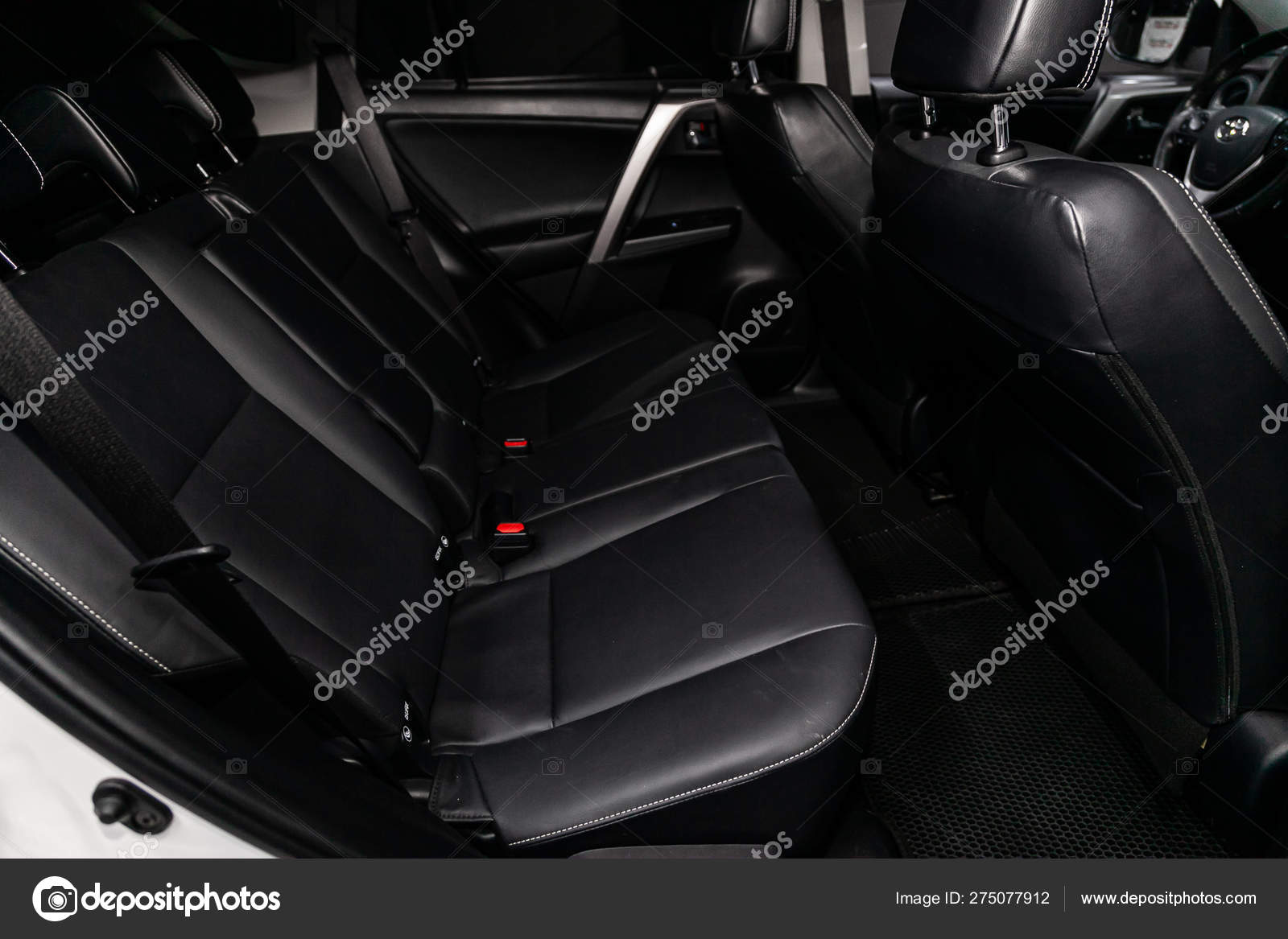 Novosibirsk Russia June 2019 Toyota Rav Close Black Leather