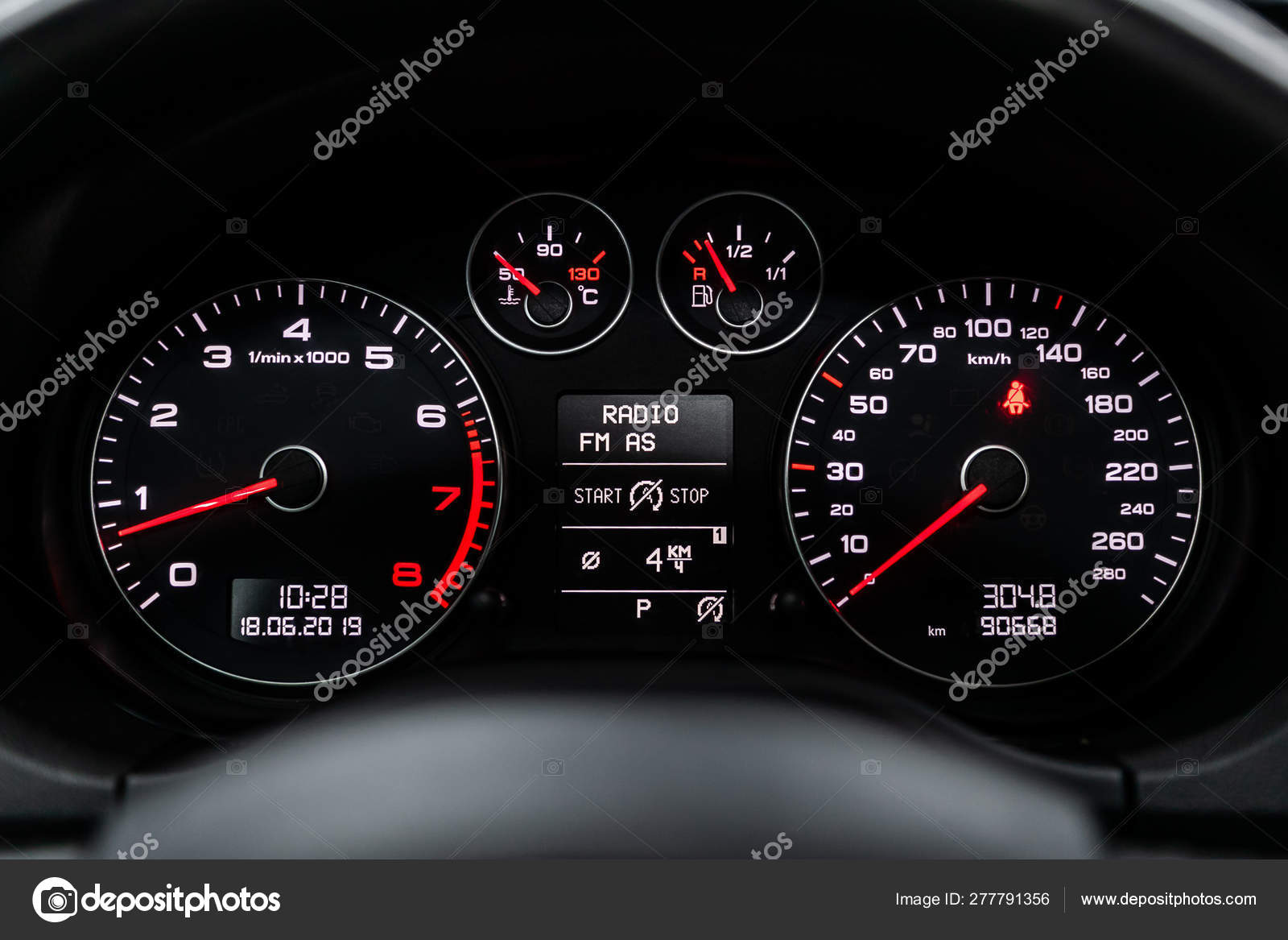 car dashboard odometer