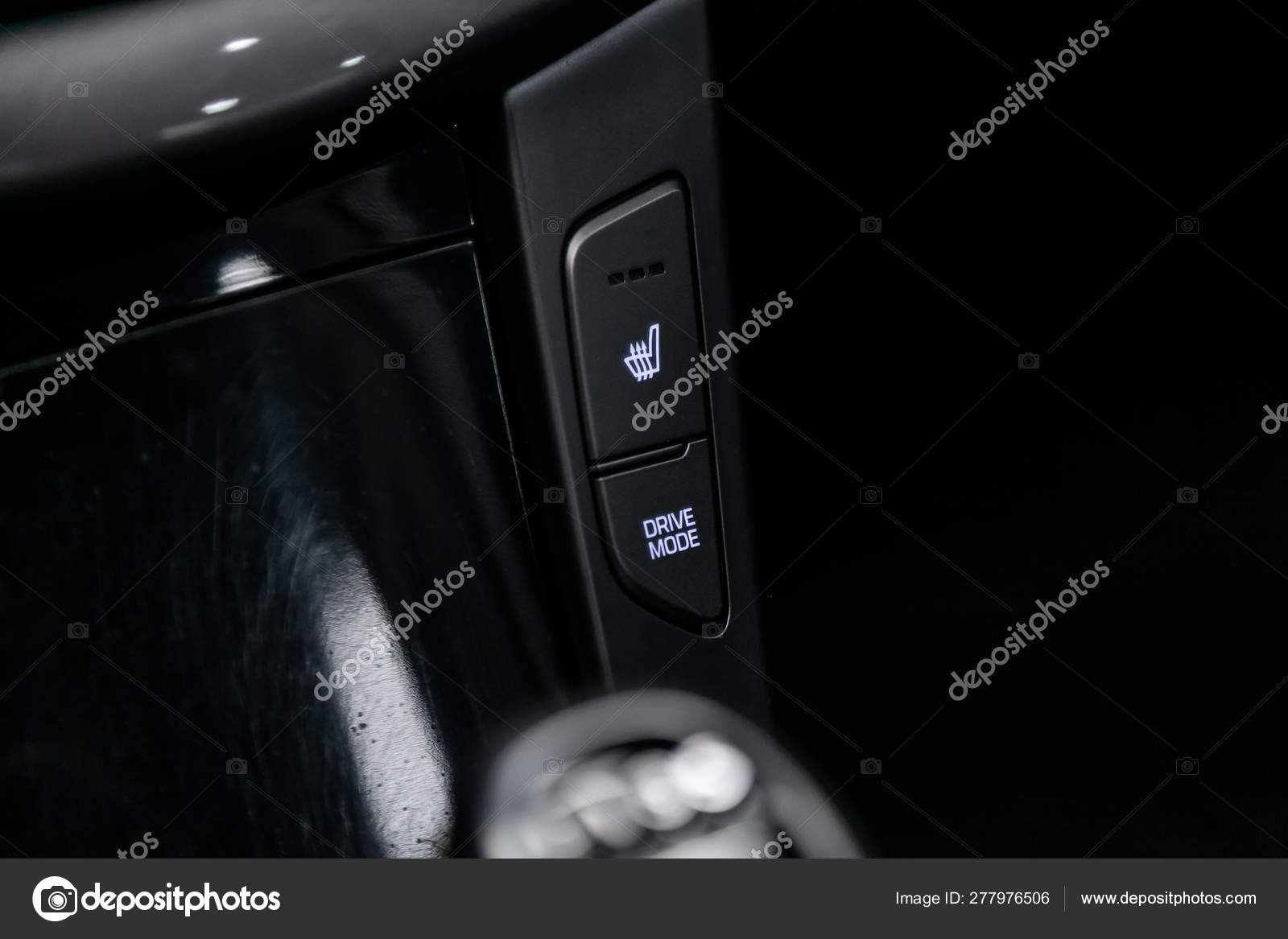 Novosibirsk Russia June 2019 Hyundai I40 Close Seat Heating