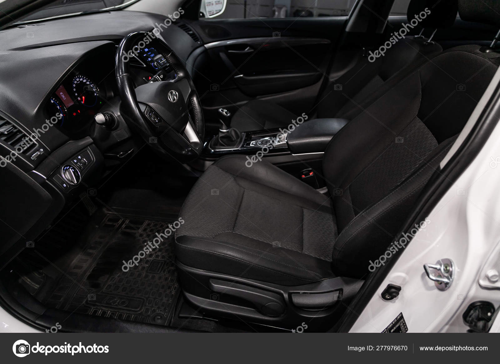 Novosibirsk Russia June 2019 Hyundai I40 Close Dashboard