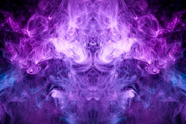 Siyah artalan üzerinde denge deseni siyah duman sanat