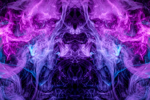 Абстрактний Рожево Синій Димний Фон Безшовний Текстур — стокове фото