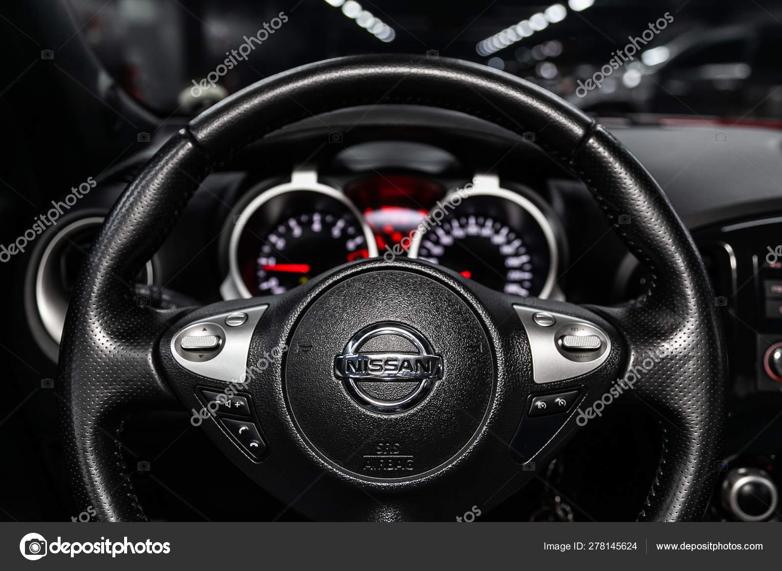 Novosibirsk Russia June 2019 Nissan Juke Close Dashboard