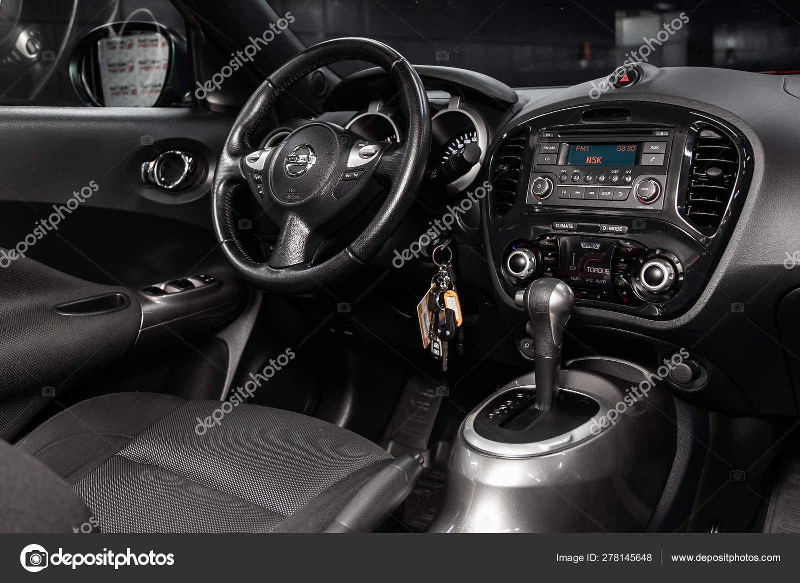 Novosibirsk Russia June 2019 Nissan Juke Close Dashboard