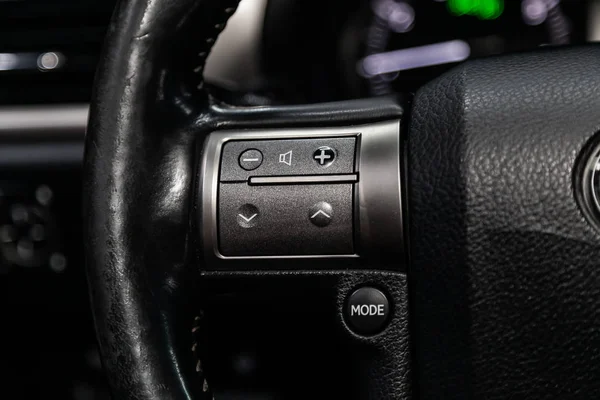 Novosibirsk Russia June 2019 Lexus 460 Car Controller Steerling Wheel — Stock Photo, Image