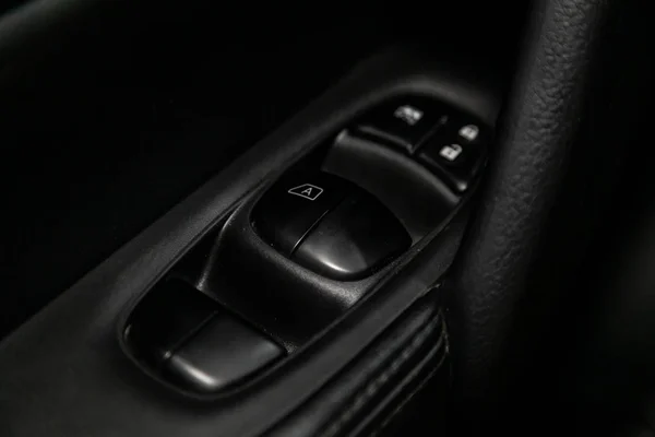 Novosibirsk Russia June 2019 Nissan Trail Close Side Door Buttons — Stock Photo, Image