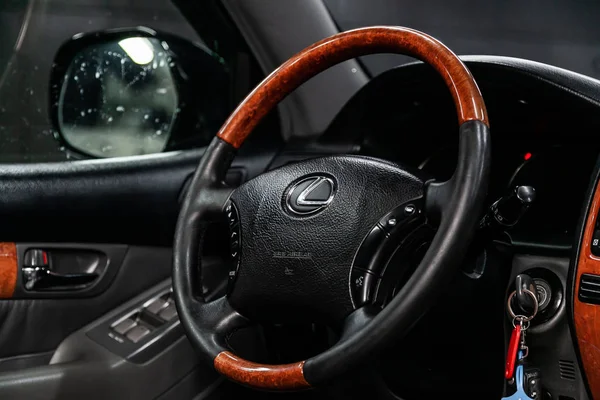 Novosibirsk Rusland Juni 2019 Lexus Gx470 Close Van Het Dashboard — Stockfoto