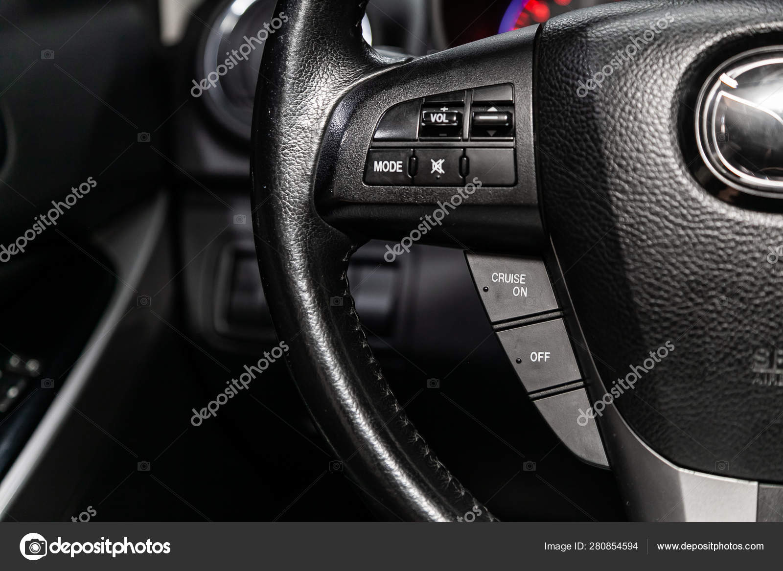 Novosibirsk Russia June 2019 Mazda Close Multiwheel Phone