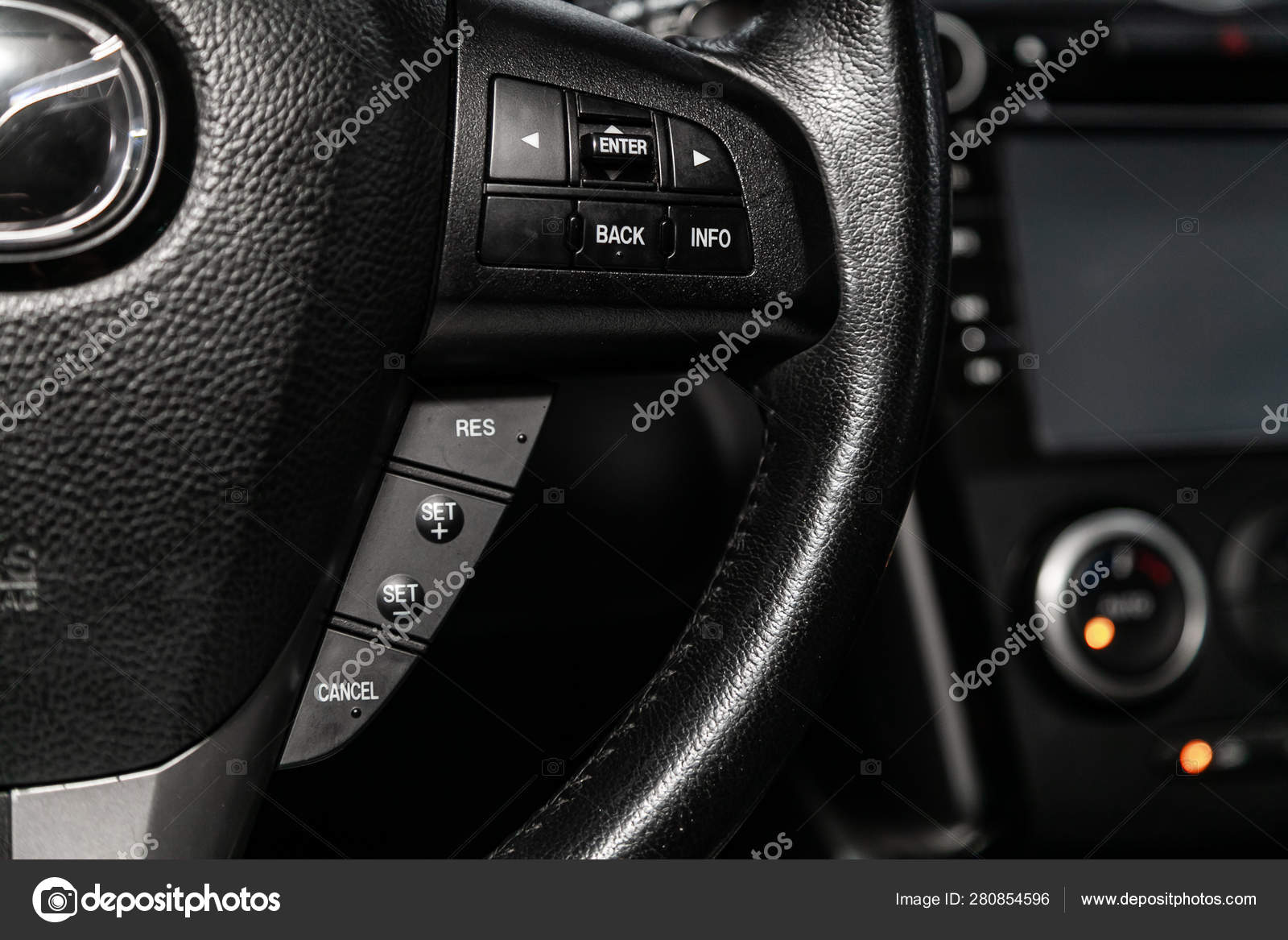 Novosibirsk Russia June 2019 Mazda Close Multiwheel Phone