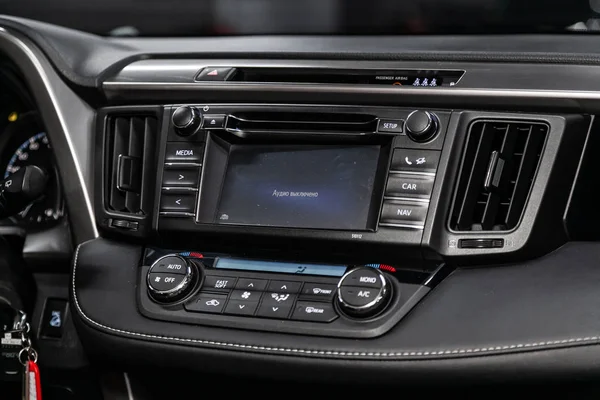 Novosibirsk Rusland Juni 2019 Toyota Rav Close Van Het Dashboard — Stockfoto