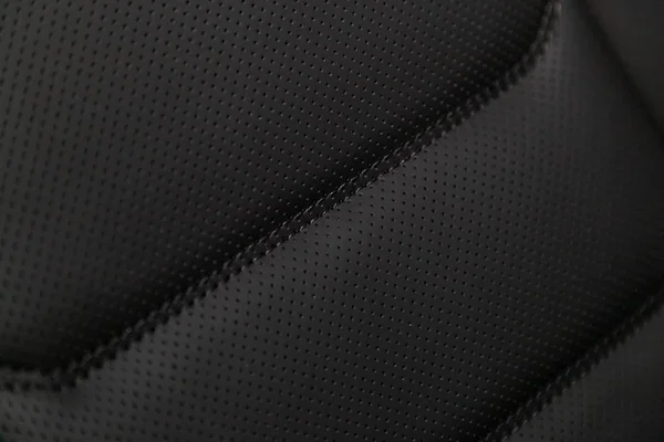 レザーカーヘッドレストシートの詳細の一部 ロスアップグレーの穿張レザーカーシート スキン テクスチャ — ストック写真