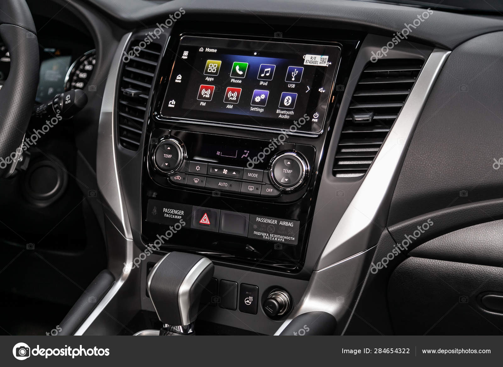 Novosibirsk Russia June 2019 Mitsubishi Pajero Sport Close