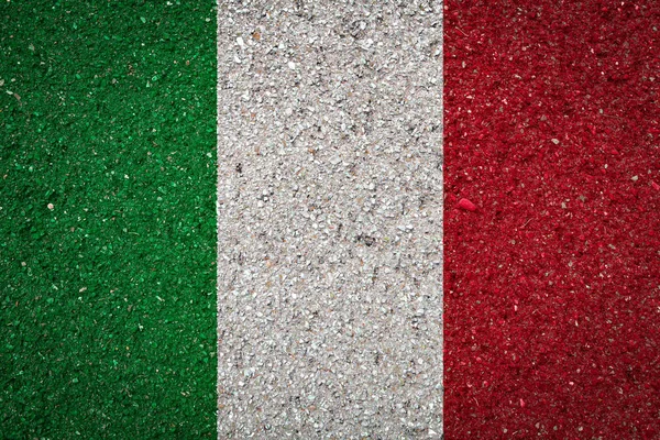 National Flag Italy Stone Background Concept National Pride Symbol Country — Stock Photo, Image