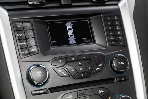 Novosibirsk Russia Jule 2019 Ford Mondeo Car Control Panel Audio — Stock Photo, Image