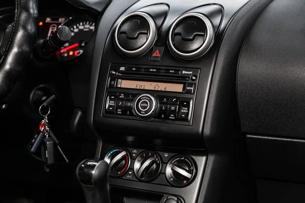 Novosibirsk Rusland Juli 2019 Nissan Quashqai Close Van Het Dashboard — Stockfoto