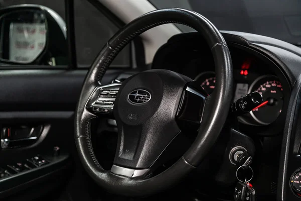 Novosibirsk Rusland Juli 2019 Subaru Impreza Close Van Het Dashboard — Stockfoto