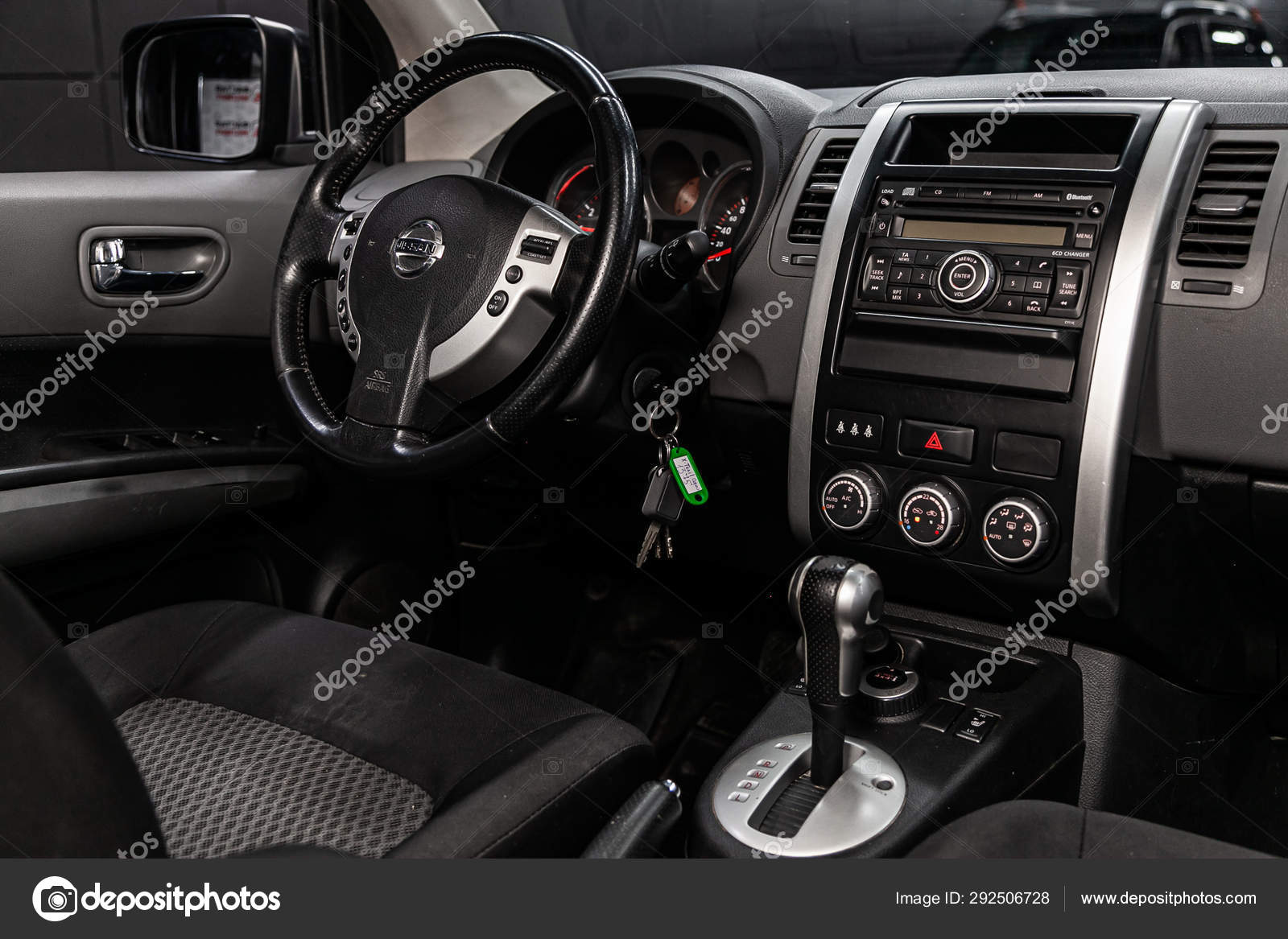 Novosibirsk Russia July 2019 Nissan Trail Close Dashboard