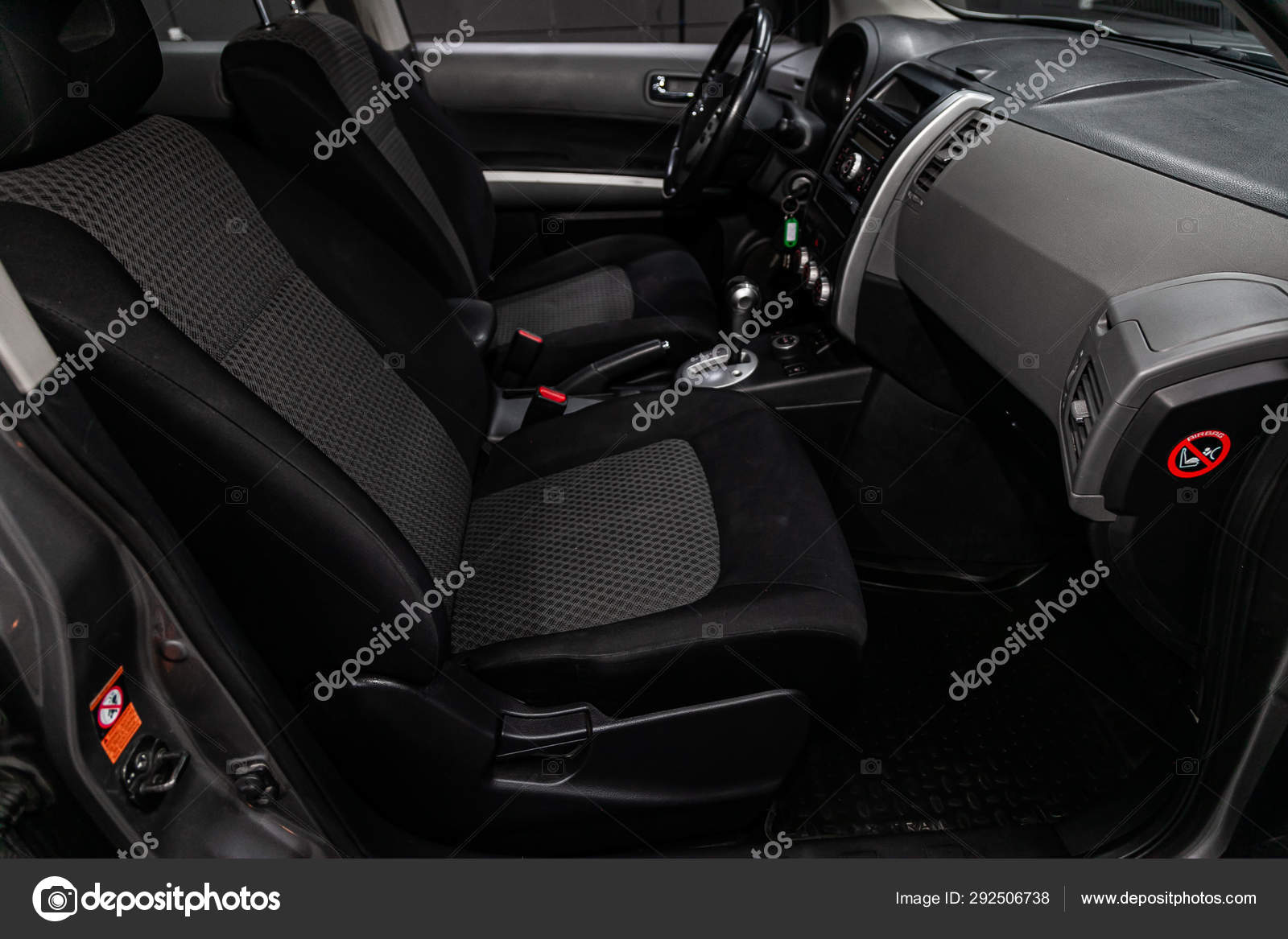 Novosibirsk Russia July 2019 Nissan Trail Close Dashboard