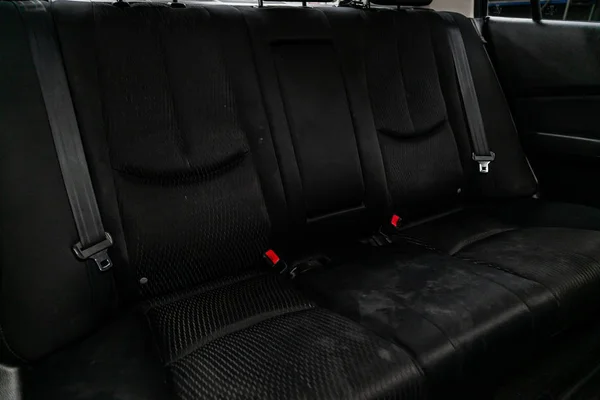 Novosibirsk Russia July 2019 Mazda Close Black Rear Seats Seats — Stock Photo, Image