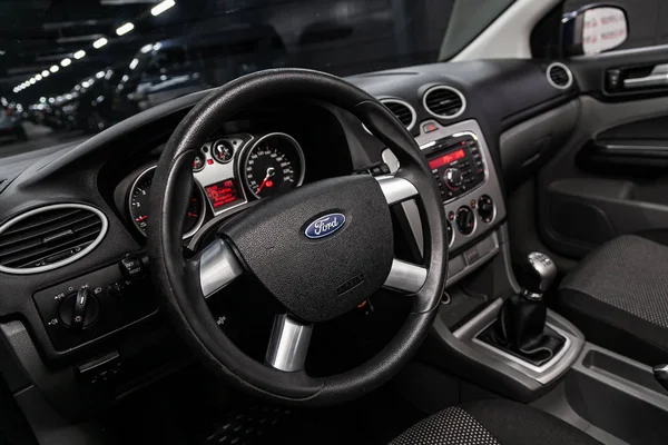 Novosibirsk Rusko Červenec 2019 Ford Focus Zavírající Palubní Desku Otáčkoměr — Stock fotografie