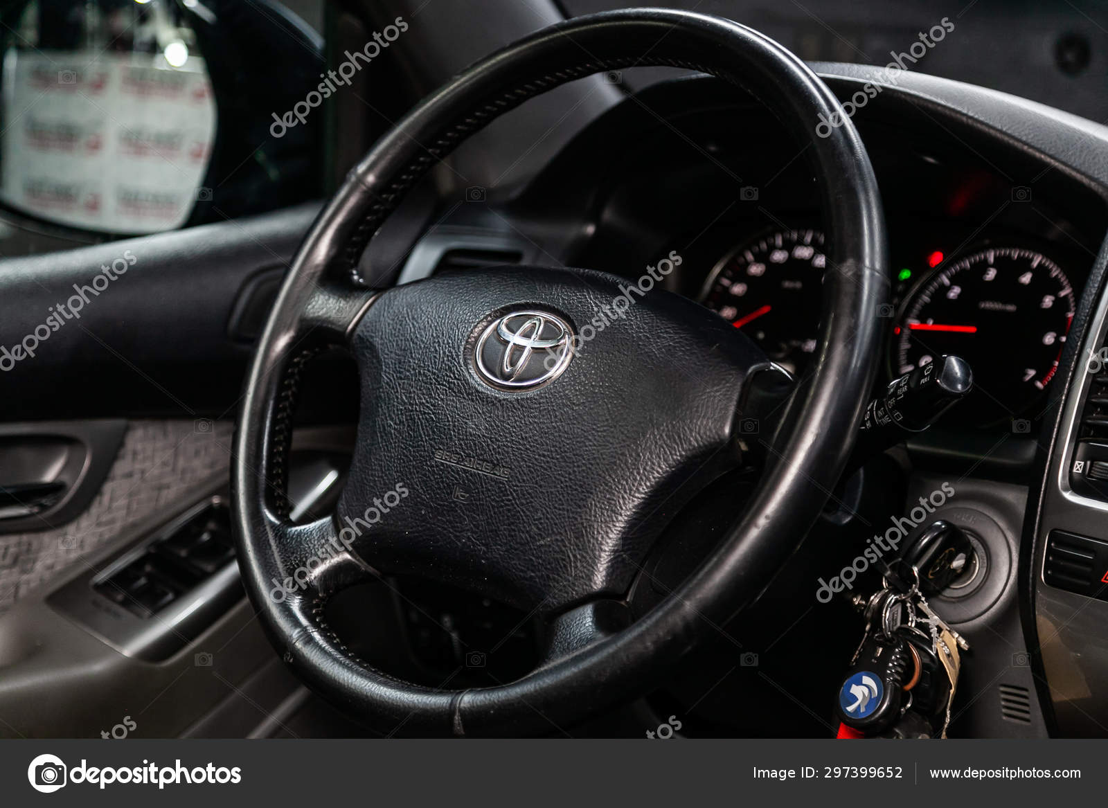 Novosibirsk Russia July 2019 Toyota Land Cruiser Prado 120