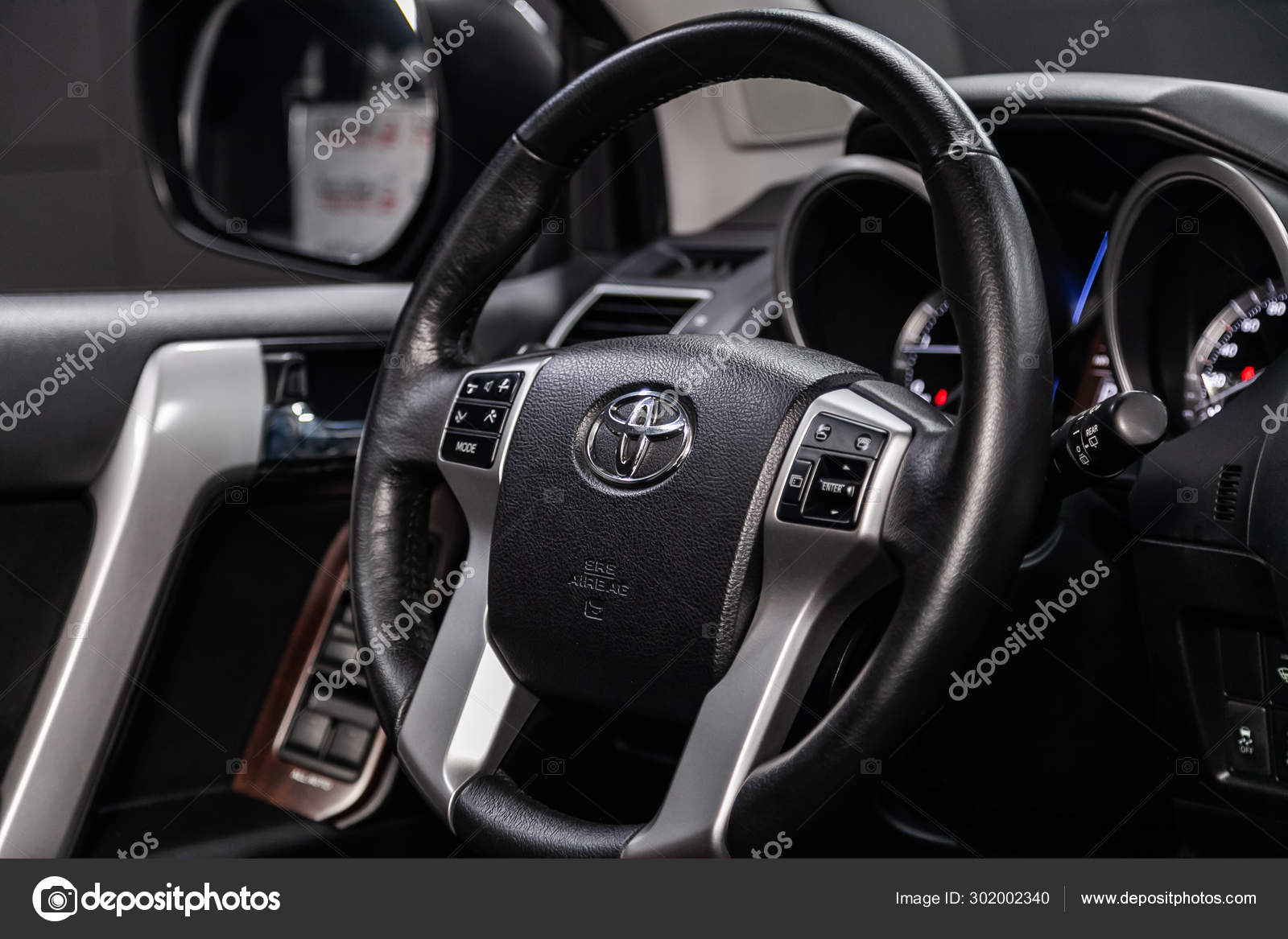 Novosibirsk Russia August 2019 Toyota Land Cruiser Prado