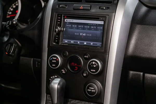 Novosibirsk Russia August 2019 Suzuki Grand Vitara Luxury Car Interior — Stock Photo, Image