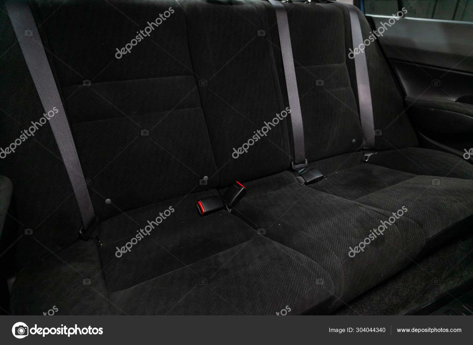 Novosibirsk Russia August 2019 Honda Civic Black Interior