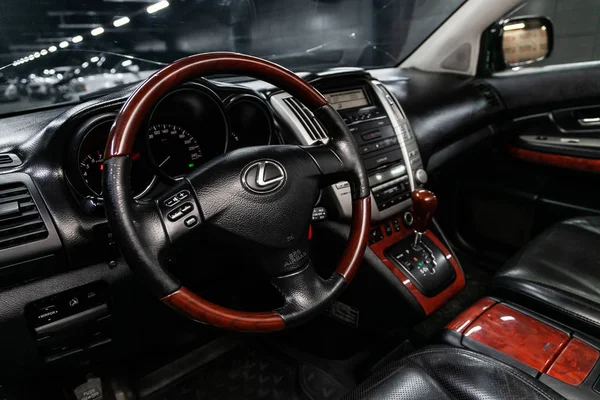 Novosibirsk Russia August 2019 Lexus 300 Close Dashboard Speedometer Tachometer — Stock Photo, Image