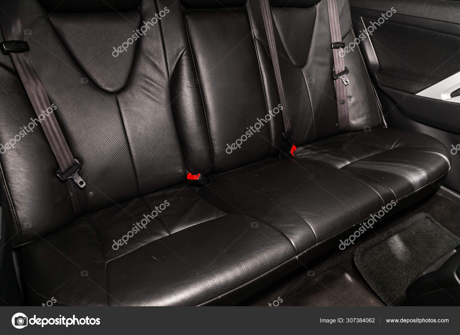 Novosibirsk Russia August 2019 Toyota Camry Leather Interior