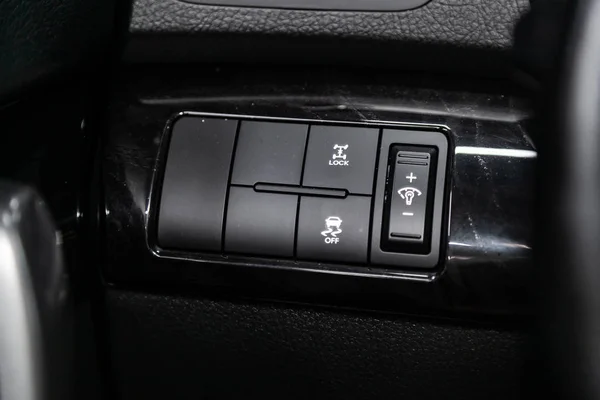 Novosibirsk Russia August 2019 Kia Sorento Close Road Antibuks Buttons — Stock Photo, Image