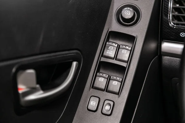 Новосибирск Россия Августа 2019 Года Ssangyong Actyon Close Door Control — стоковое фото