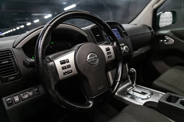 Novosibirsk Rússia Setembro 2019 Nissan Pathfinder — Fotografia de Stock