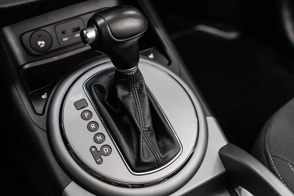 Novoszibirszk Oroszország Szeptember 2019 Kia Sportage Close Accelerator Handle Buttons — Stock Fotó