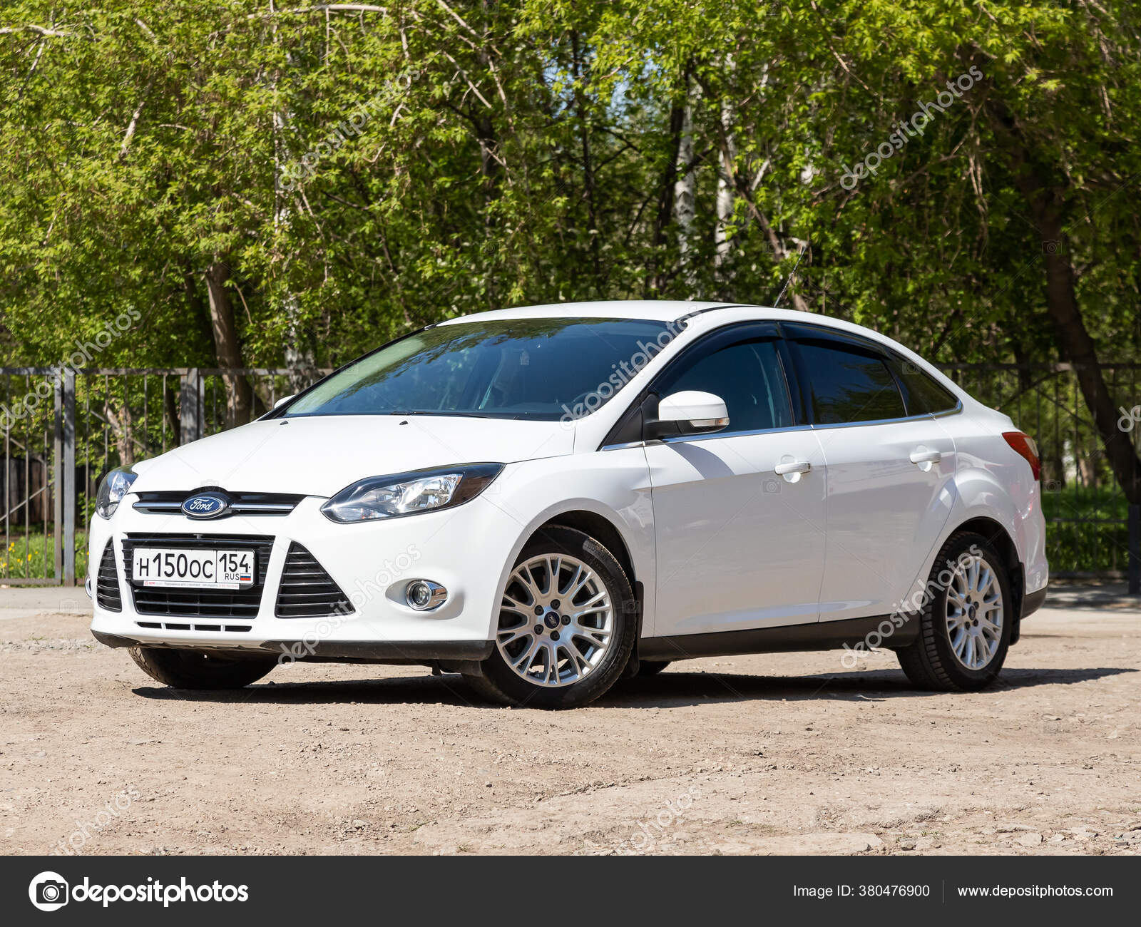Novosibirsk Russia May 2020 White Ford Focus Compact Car – Stock Editorial Photo © everyonensk #380476900