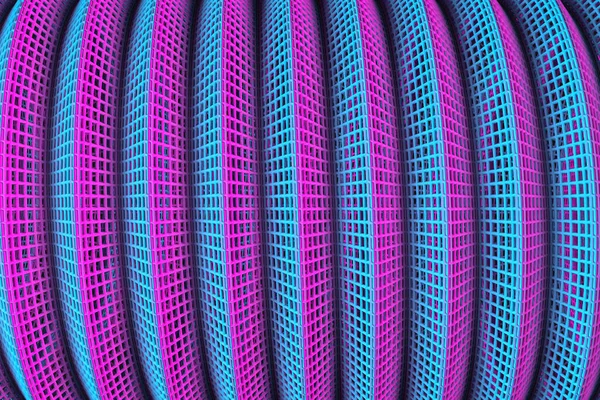 Fond Tendance Aux Couleurs Fluo Vives Illustration Une Clôture Cellules — Photo