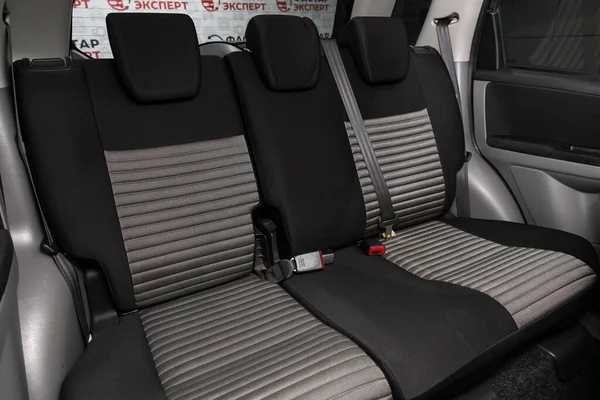 Novosibirsk Rússia Março 2020 Suzuki Sx4 Carro Comfort Dentro Interior — Fotografia de Stock