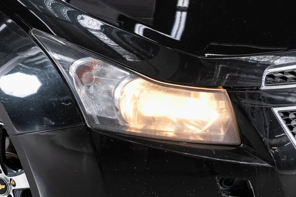 Новосибірськ Росія Квітня 2020 Chevrolet Cruze Detail Light Close New — стокове фото