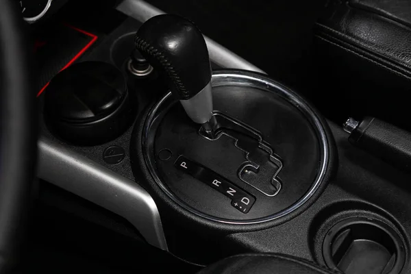 Novosibirsk Russia March 2020 Mitsubishi Asx Gear Shift Automatic Transmission — Stock Photo, Image