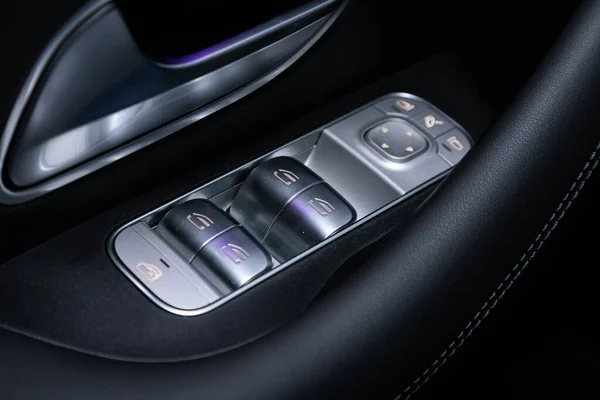 Novosibirsk Russia 2020 Mercedes Benz Gle Class Close Door Control — 스톡 사진