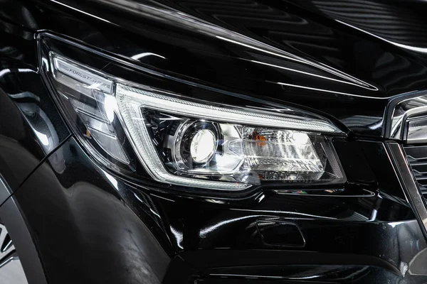 Novosibirsk Russia 2020 Subaru Forester Close Car Detailed Beautiful Clean — 스톡 사진