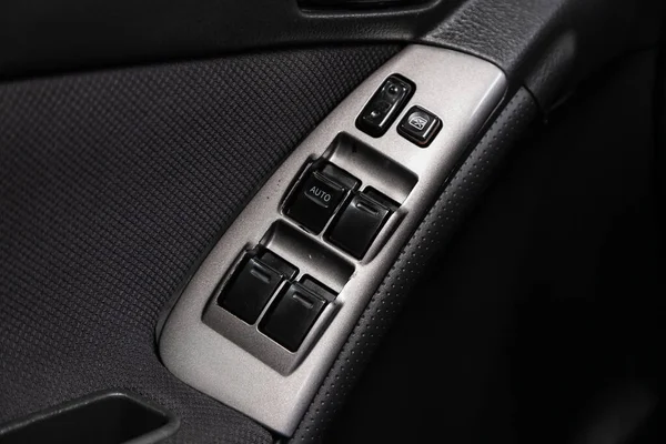 Novosibirsk Russia 2020 Toyota Matrix Close Side Door Button Window — 스톡 사진