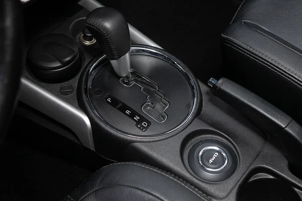 Novosibirsk Russia June 2020 Mitsubishi Asx Gear Shift Automatic Transmission — Stock Photo, Image