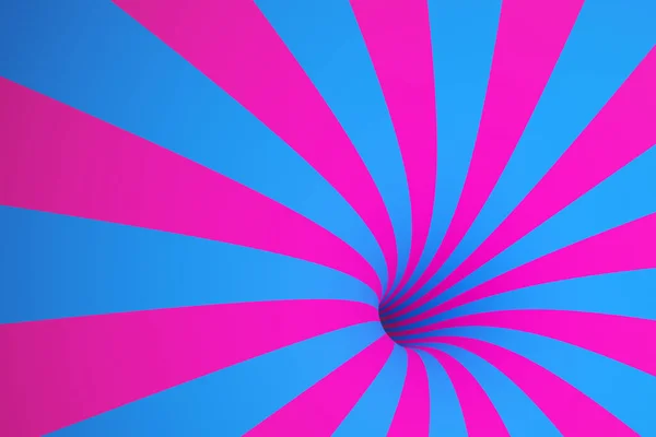Ilustracja Różowo Niebieski Lejek Paski Kolorowe Abstrakcyjne Tło Koncepcja Projektowania — Zdjęcie stockowe
