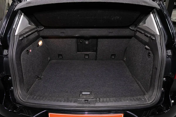 Novosibirsk Russia April 2020 Volkswagen Tiguan Clean Empty Trunk Black — Stock Photo, Image