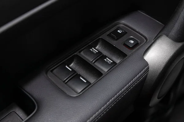 Novosibirsk Russia 2020 Honda Close Door Control Panins New Modern — 스톡 사진