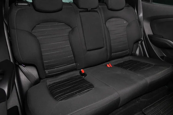 Novosibirsk Rússia Abril 2020 Hyundai Ix35 Carro Comfort Dentro Interior — Fotografia de Stock