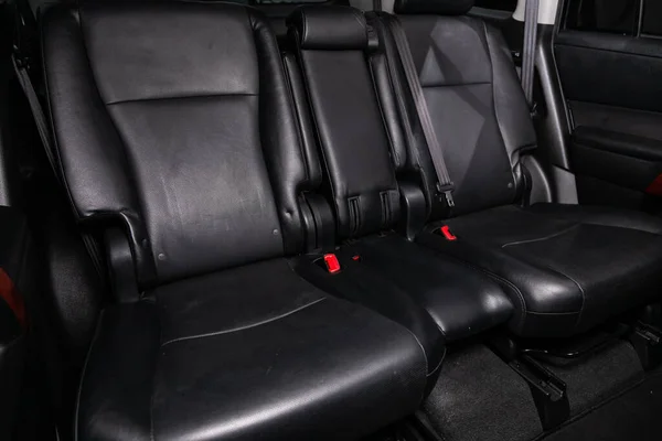 Novosibirsk Rusia Junio 2020 Toyota Highlander Coche Comfort Dentro Interior —  Fotos de Stock