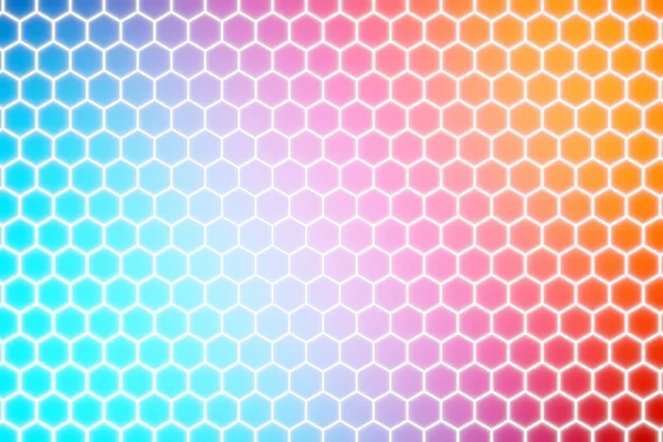 Ilustração Favo Mel Monocromático Colorido Para Mel Padrão Formas Hexagonais — Fotografia de Stock